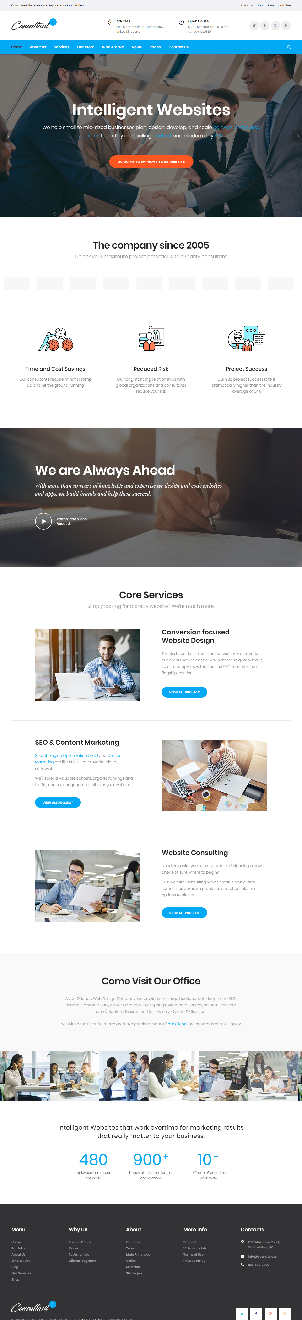 Consultion HTML Insurance Website Templates