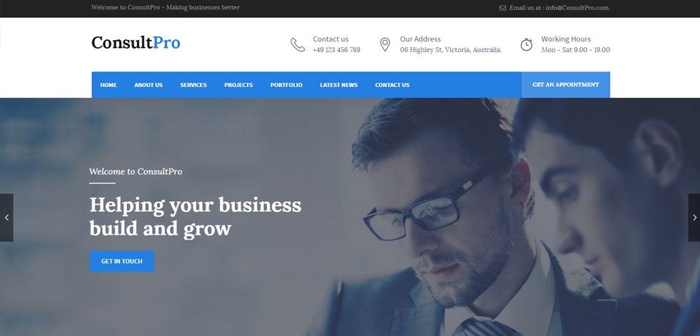 Home page