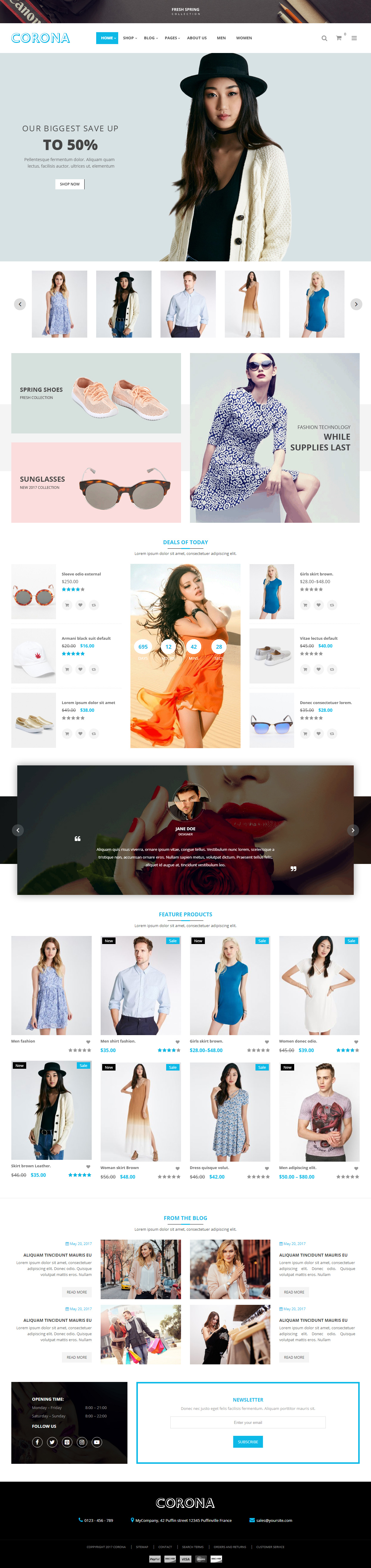 Corona WCFM WooCommerce WordPress Theme