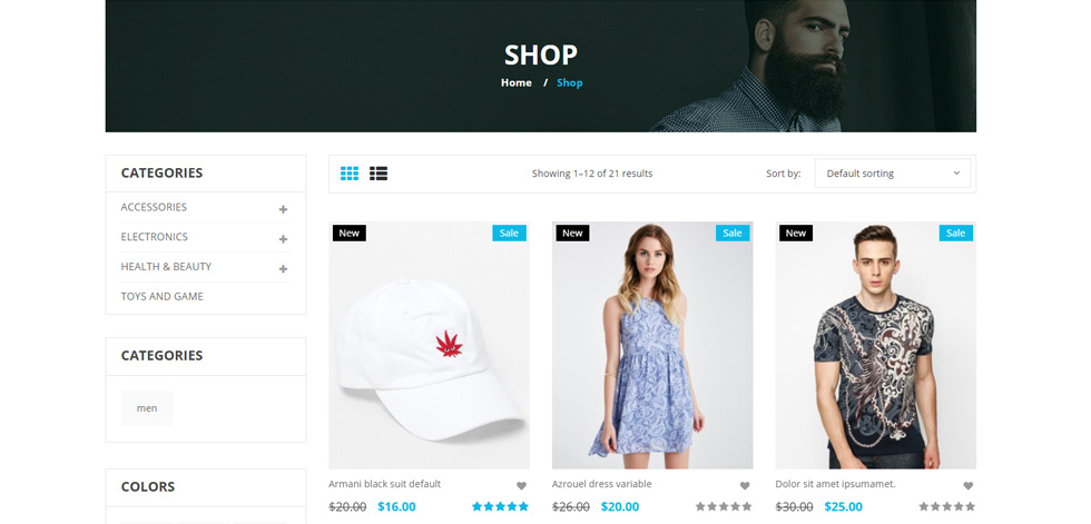 Category page