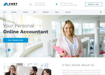 Latest Accounting HTML Templates 2019