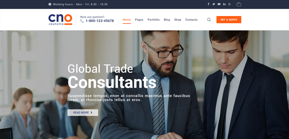 Home page