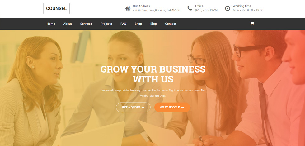 Home page