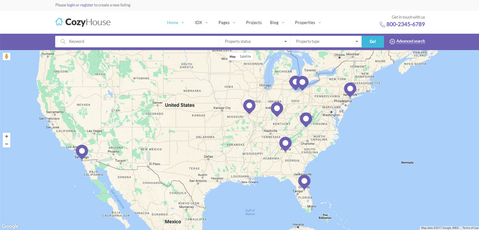 Home page