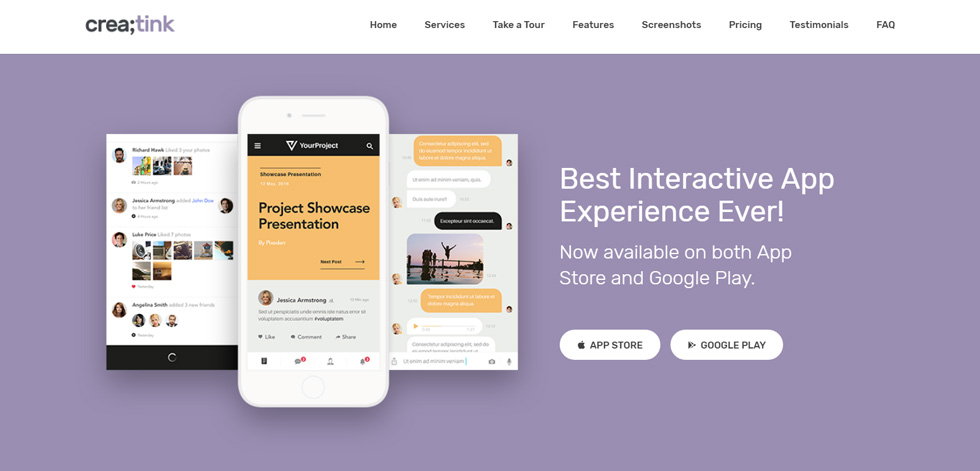 Home page
