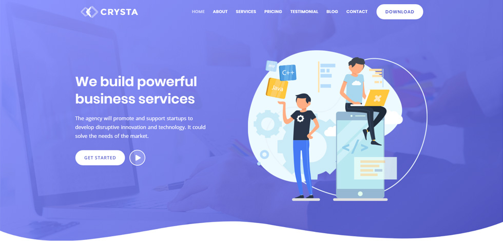 Home page