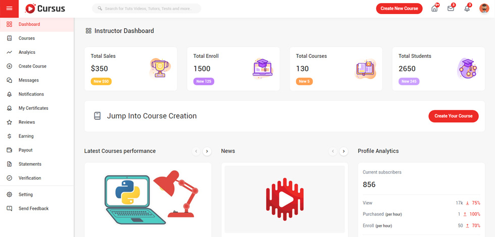 Home page