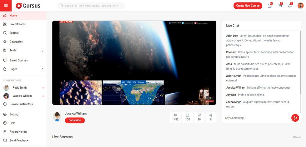 Live stream