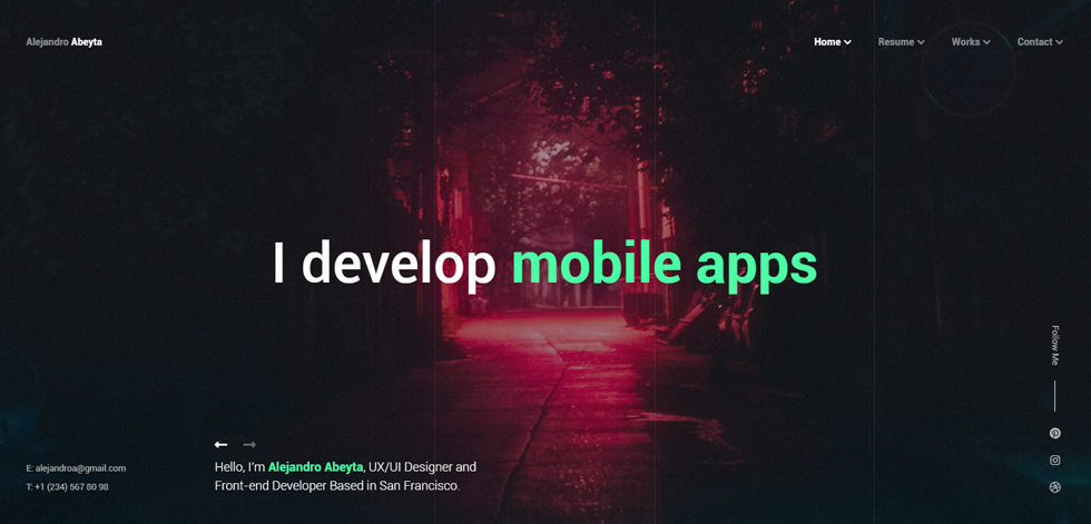 Home page