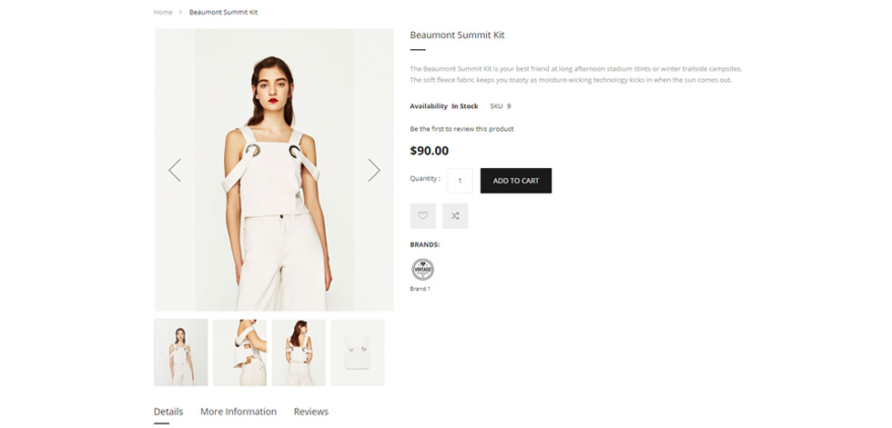 Product page