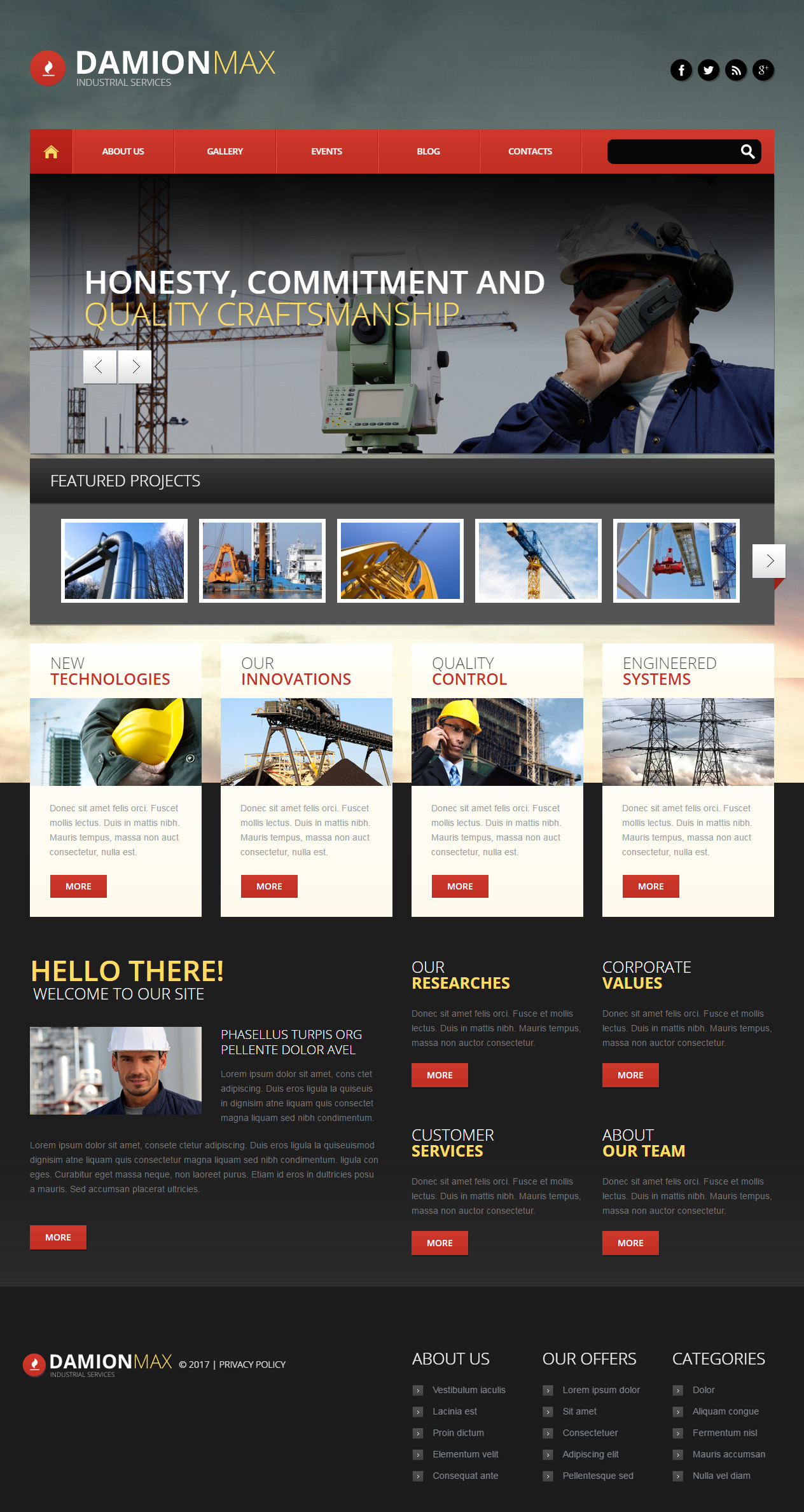 DamionMax Best Engineering WordPress Themes