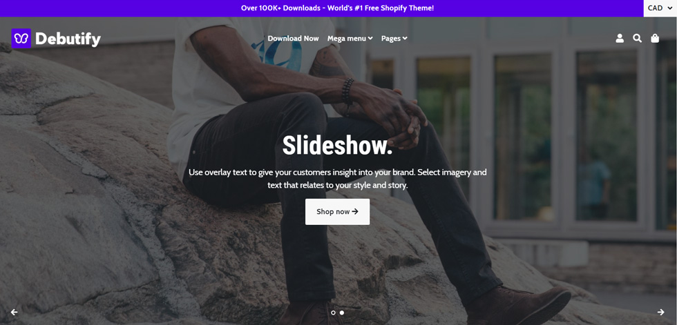 Home page