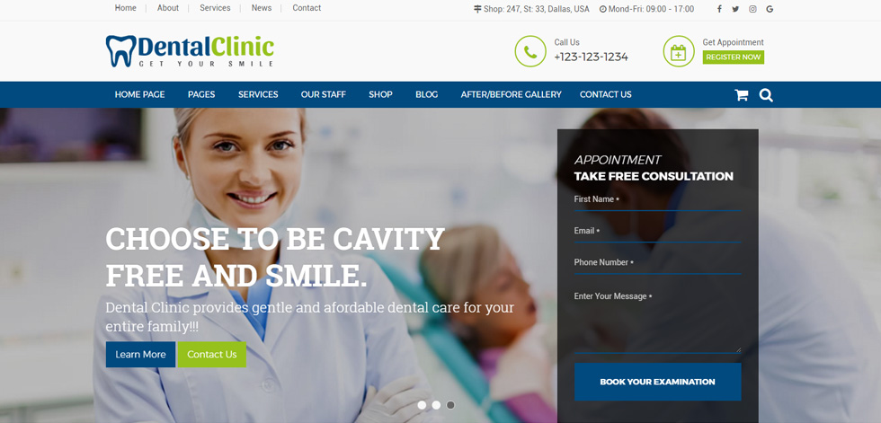 Home page