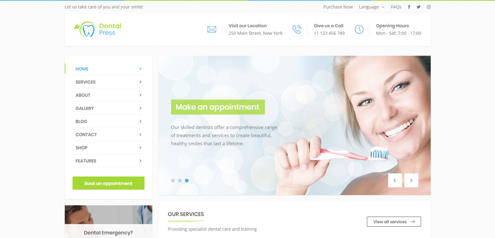 Home page