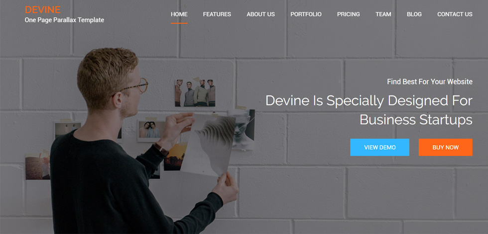 Home page