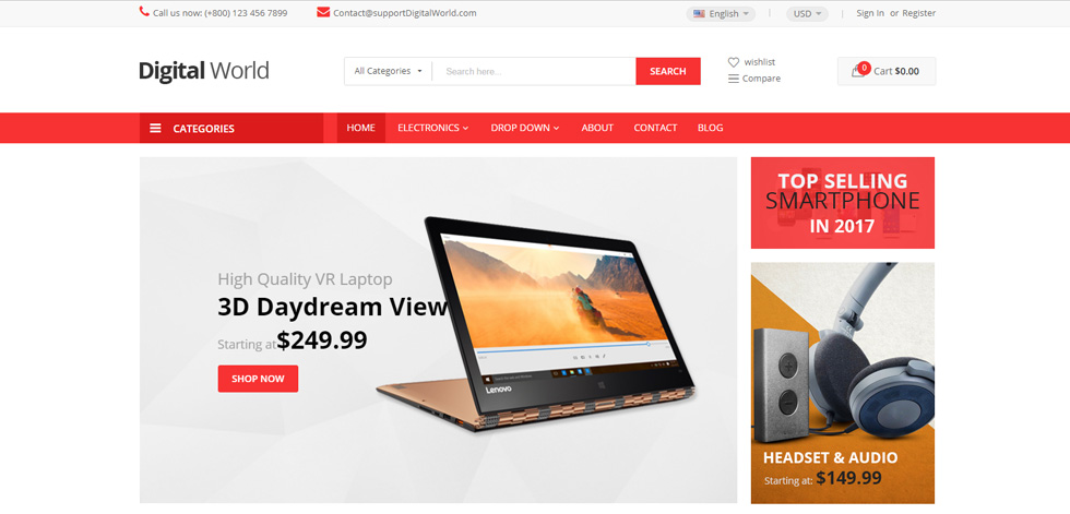 Home page
