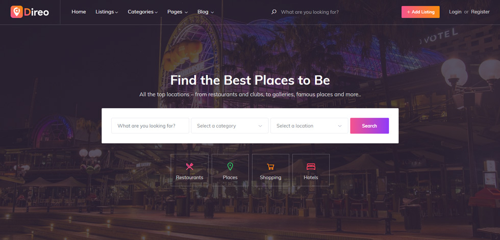 Home page