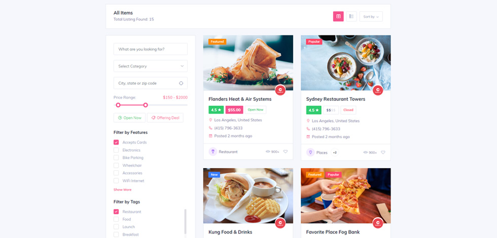 Listing