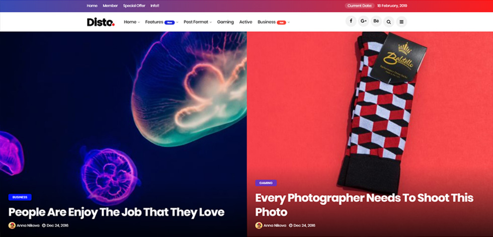 Home page