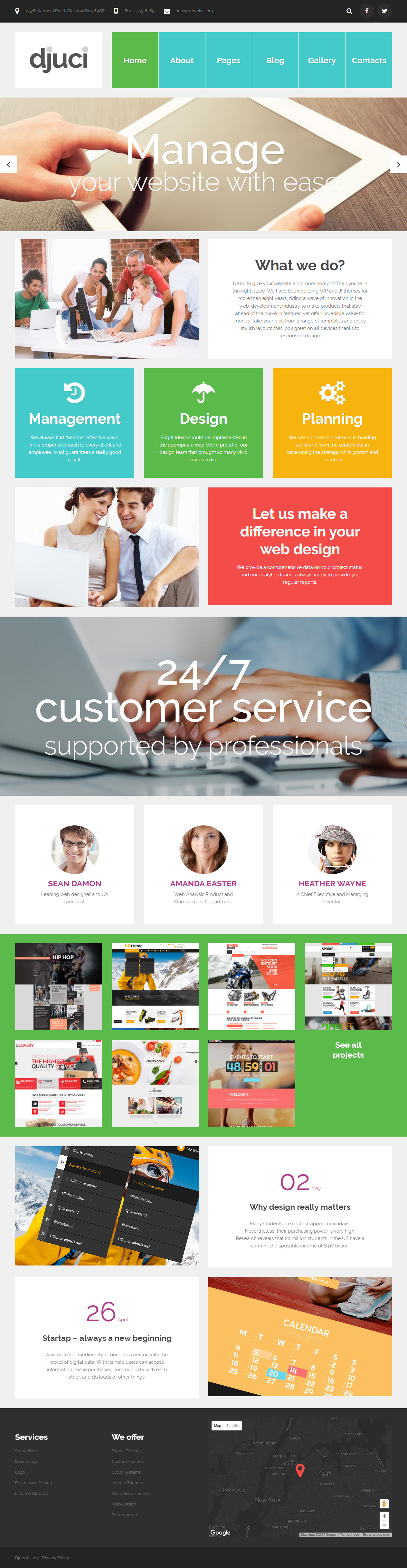 Djuci Joomla Agency Template