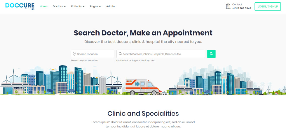 Home page