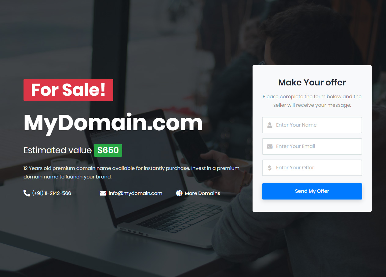 DomainX HTML5 Hosting Template