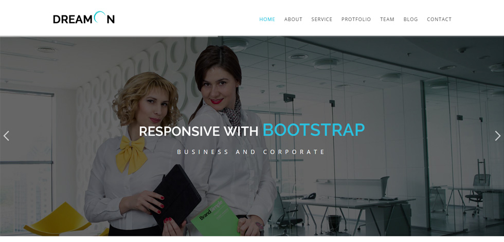 Welcome screen