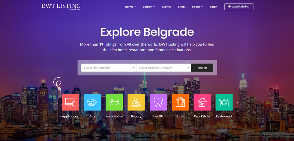 Home page