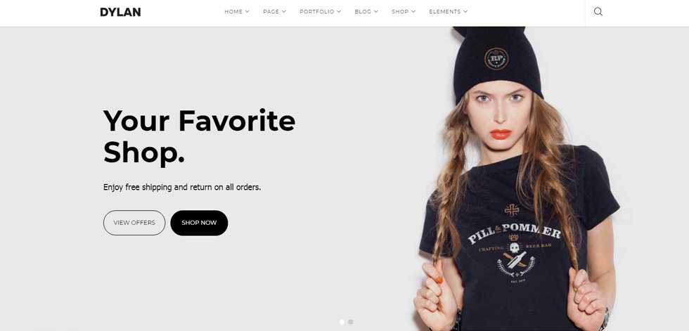 Home page