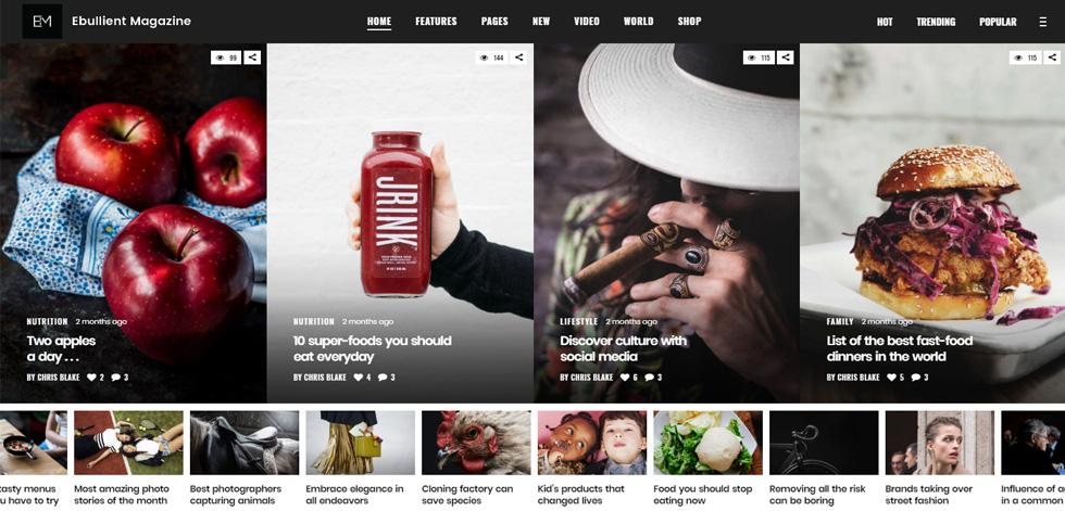 Home page