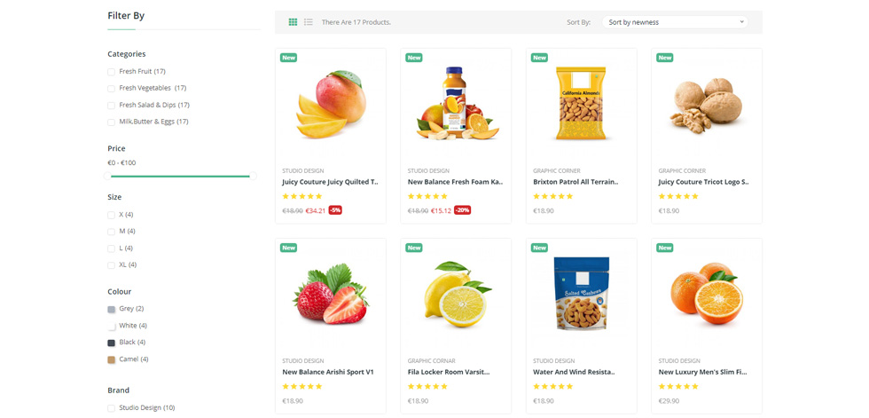 Category page