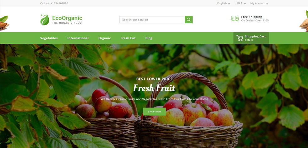 Home page