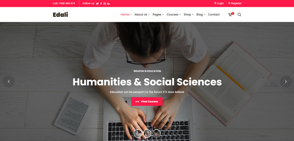 Home page
