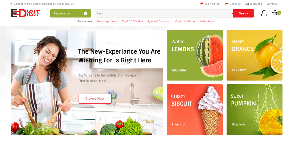 Home page