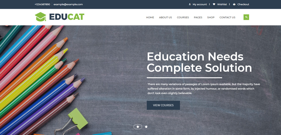 Home page