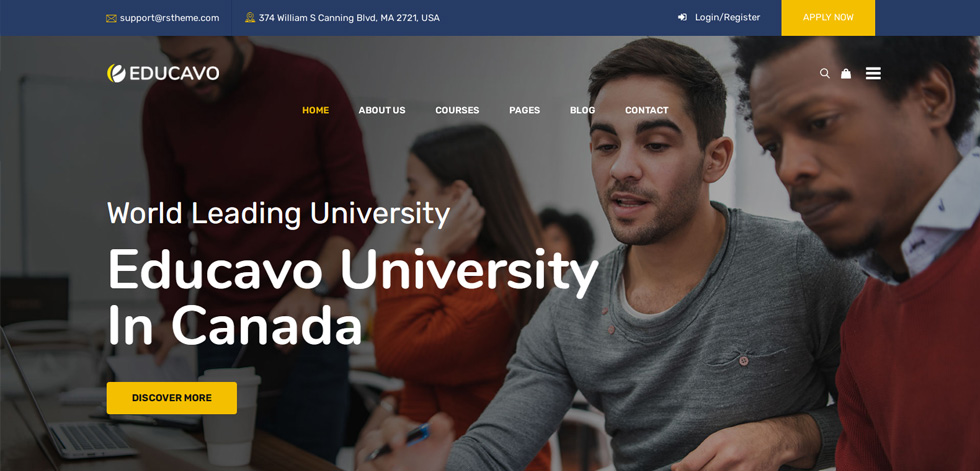 Home page