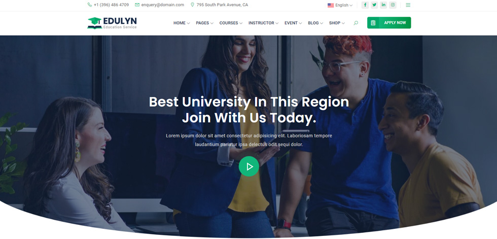 Home page