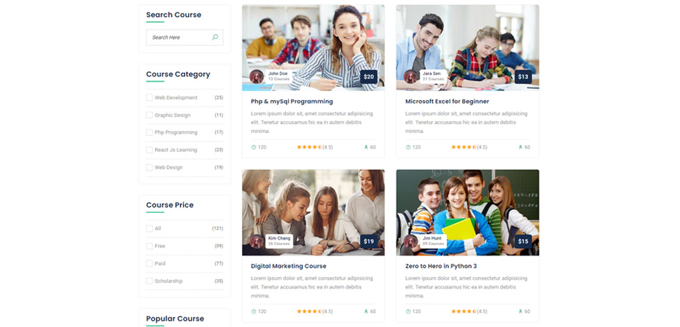 Courses