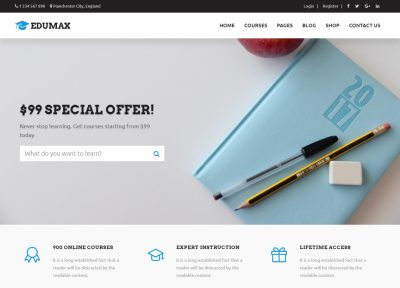 Latest WordPress Learning Management System Theme 2018
