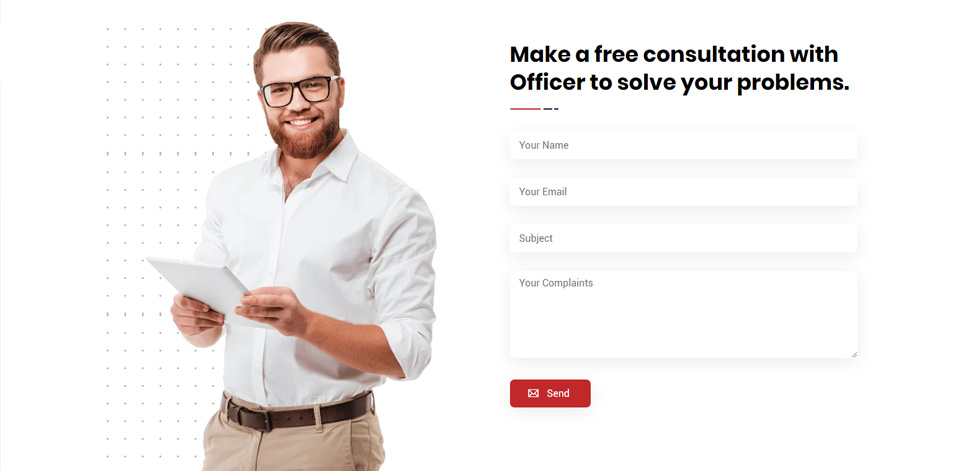 Contact page