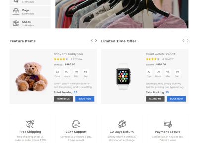 Best Responsive HTML5 Online Store Website Templates