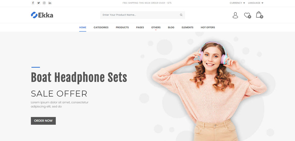 Home page