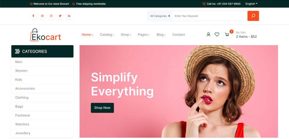 Home page