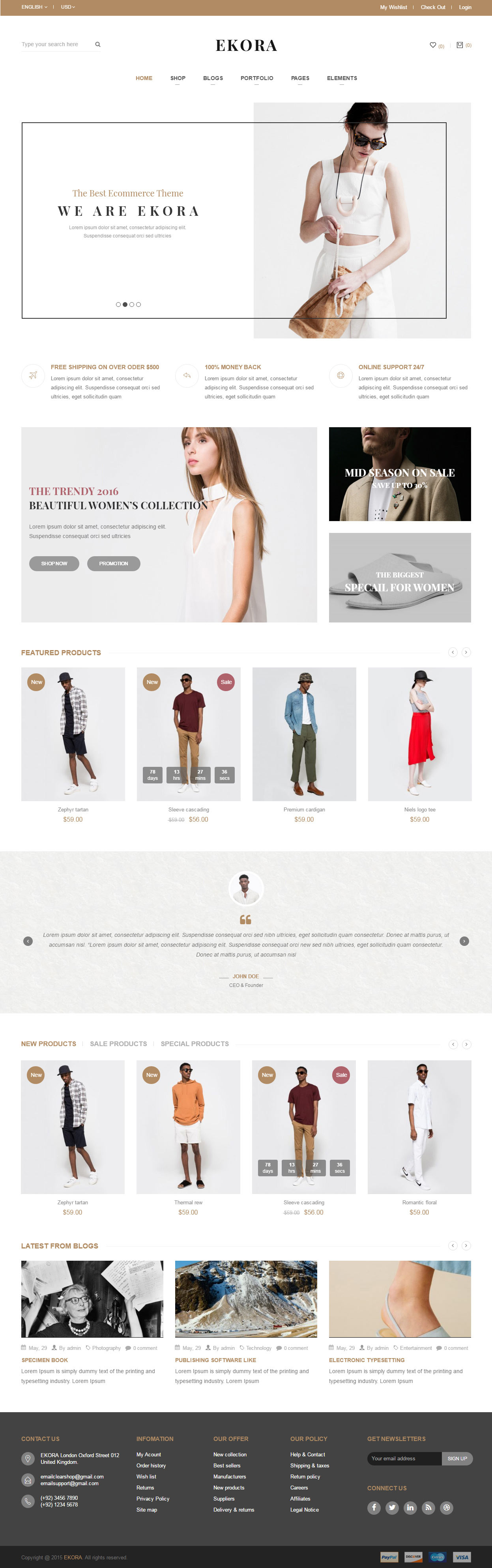 Ekora WordPress Theme like Aliexpress