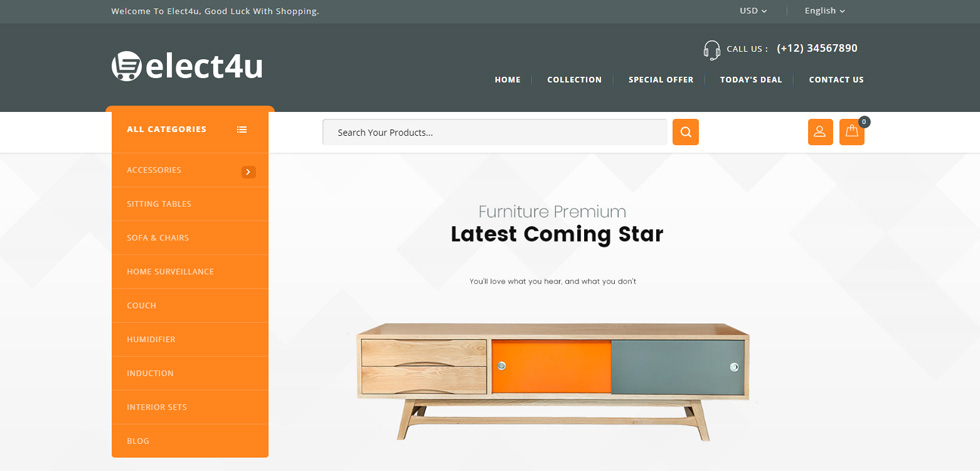 Home page