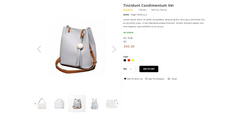 Product page