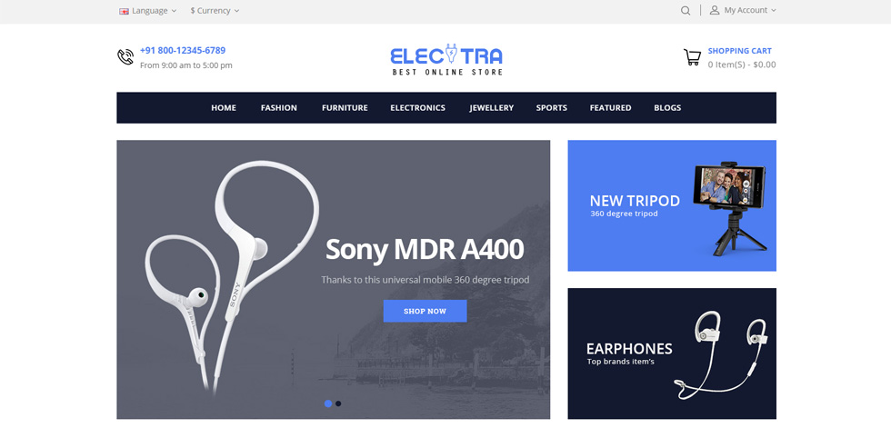 Home page