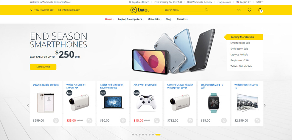 Home page