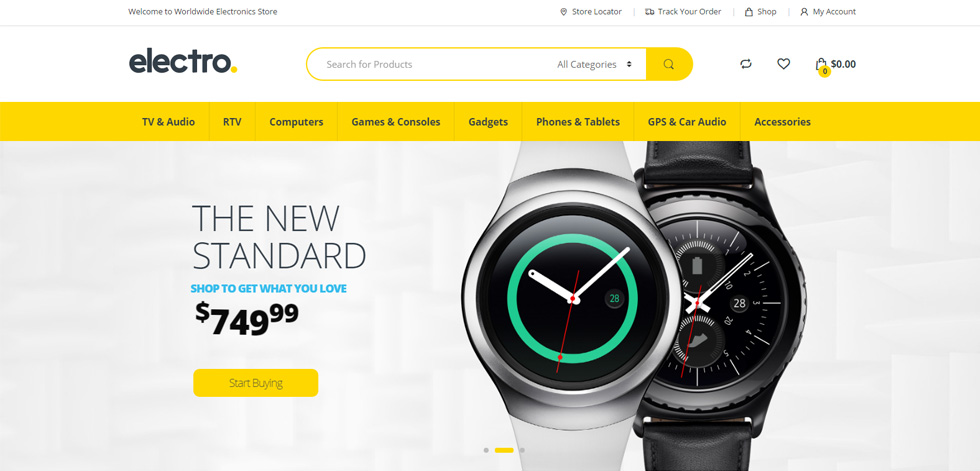 Home page