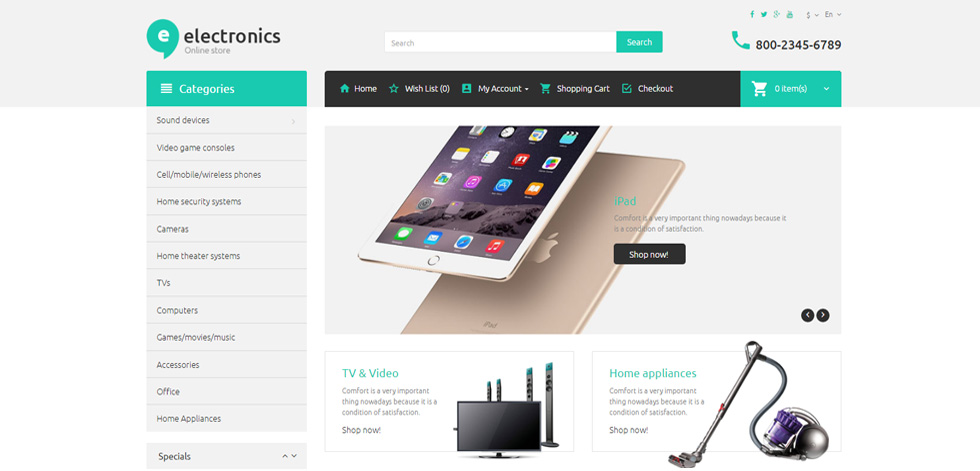 Home page